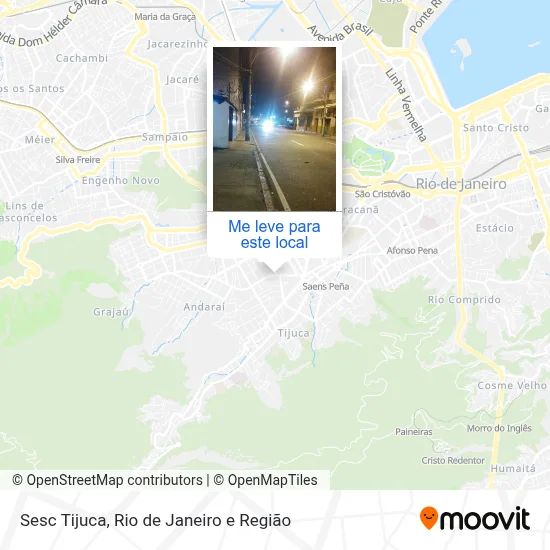 Sesc Tijuca mapa