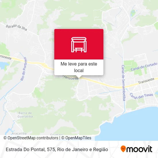 Estrada Do Pontal, 575 mapa