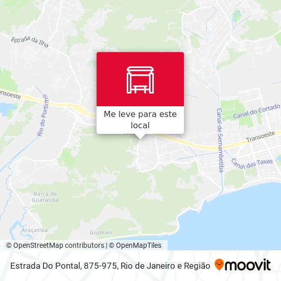 Estrada Do Pontal, 875-975 mapa