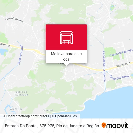 Estrada Do Pontal, 875-975 mapa