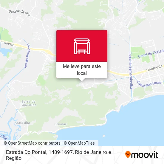 Estrada Do Pontal, 1489-1697 mapa