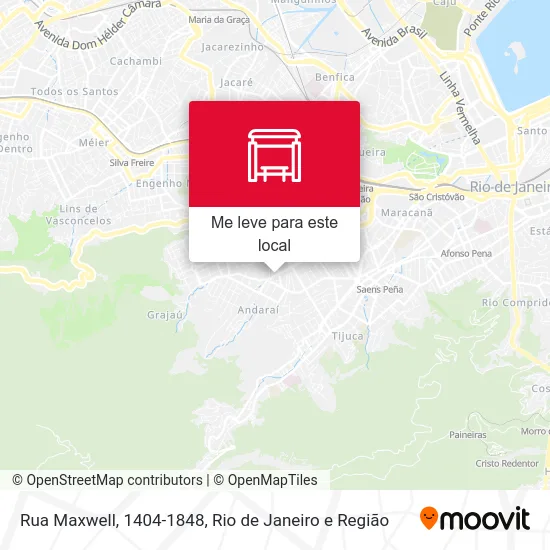 Rua Maxwell, 1404-1848 mapa