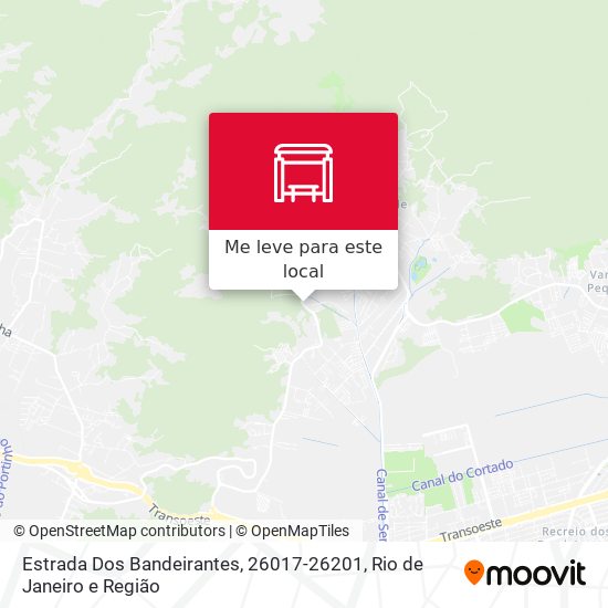 Estrada Dos Bandeirantes, 26017-26201 mapa