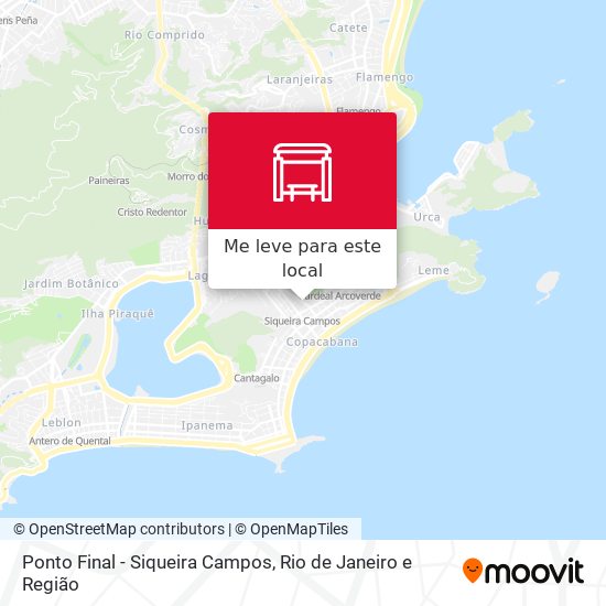 Ponto Final - Siqueira Campos mapa