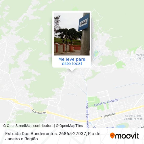 Estrada Dos Bandeirantes, 26865-27037 mapa