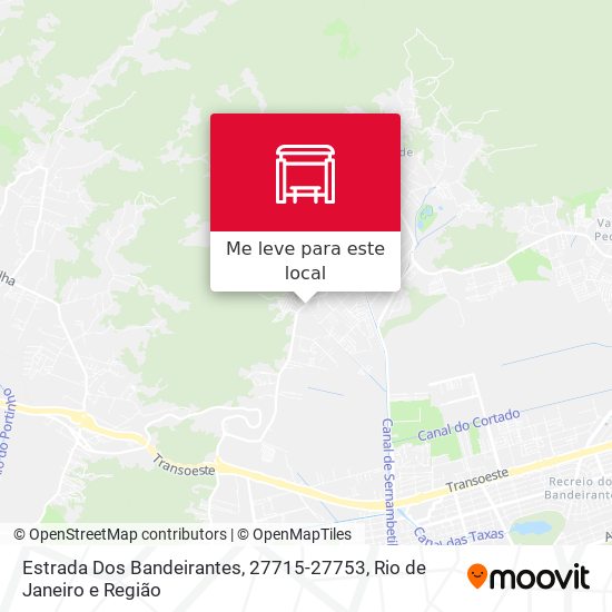Estrada Dos Bandeirantes, 27715-27753 mapa