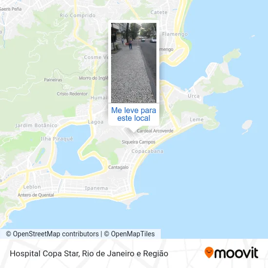 Hospital Copa Star mapa