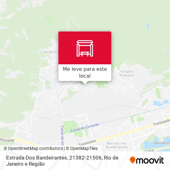 Estrada Dos Bandeirantes, 21382-21506 mapa