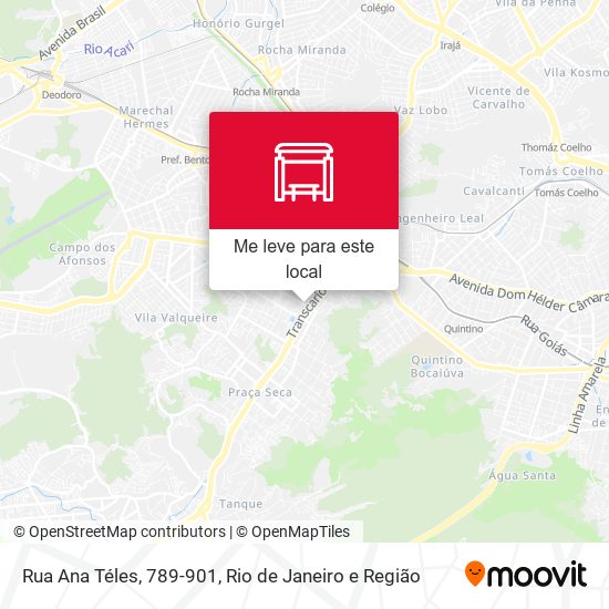 Rua Ana Téles, 789-901 mapa