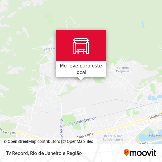 Tv Record mapa