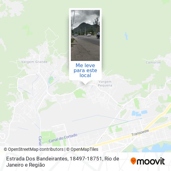 Estrada Dos Bandeirantes, 18497-18751 mapa