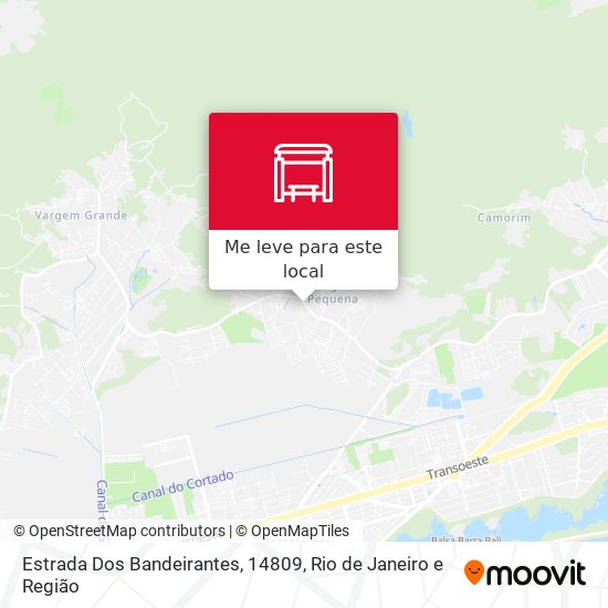 Estrada Dos Bandeirantes, 14809 mapa