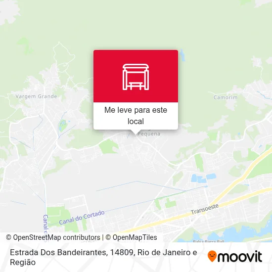Estrada Dos Bandeirantes, 14809 mapa