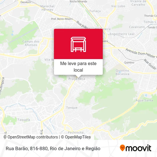 Rua Barão, 816-880 mapa