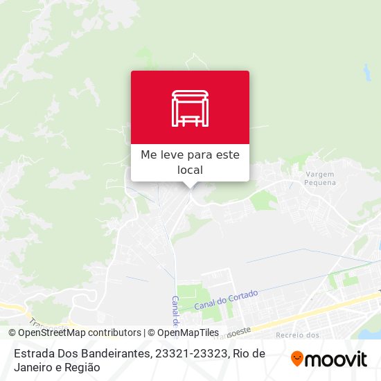 Estrada Dos Bandeirantes, 23321-23323 mapa