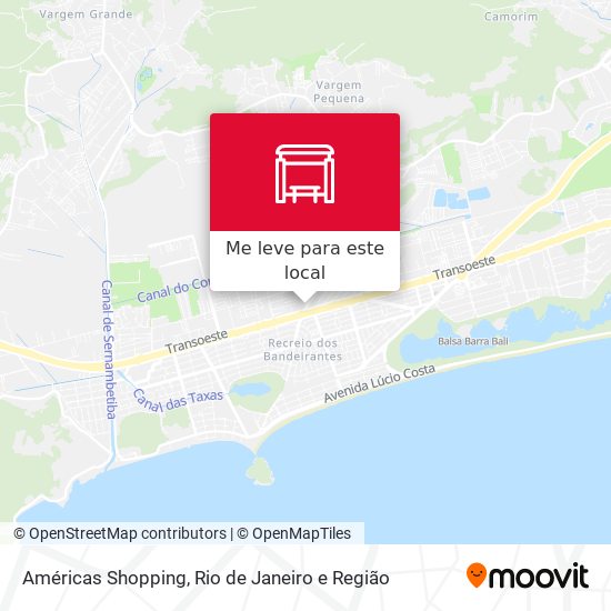 Américas Shopping mapa