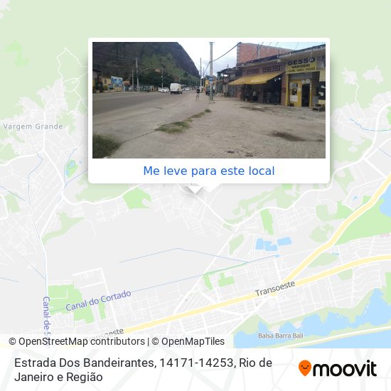 Estrada Dos Bandeirantes, 14171-14253 mapa
