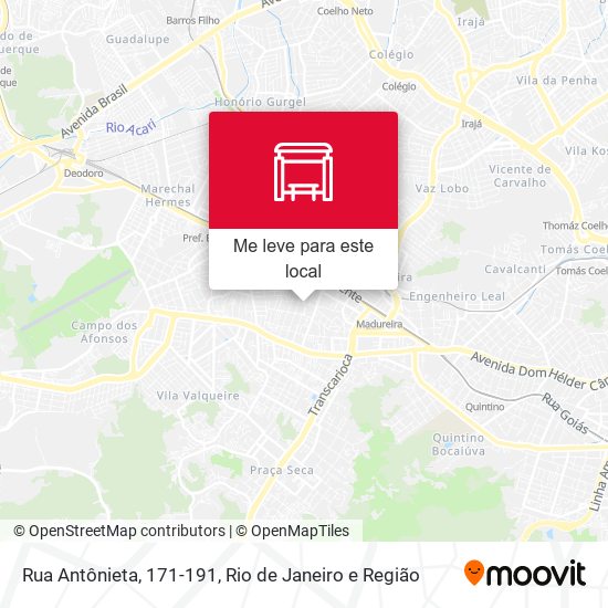 Rua Antônieta, 171-191 mapa