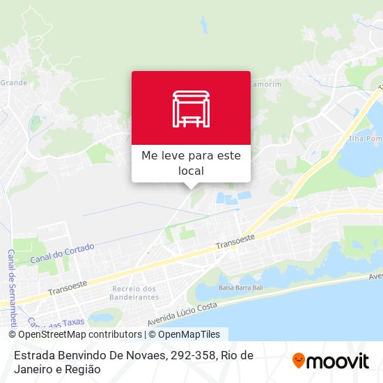 Estrada Benvindo De Novaes, 292-358 mapa