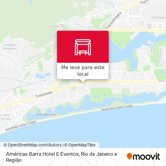 Américas Barra Hotel E Eventos mapa