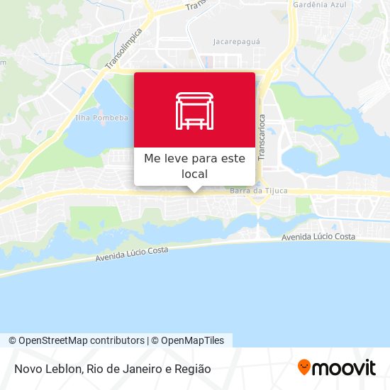 Novo Leblon mapa