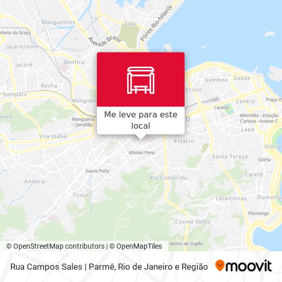 Rua Campos Sales | Parmê mapa
