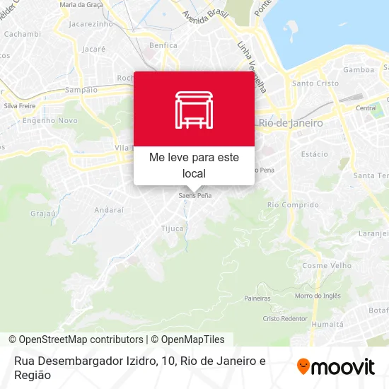 Rua Desembargador Izidro, 10 mapa