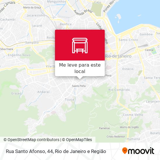 Rua Santo Afonso, 44 mapa