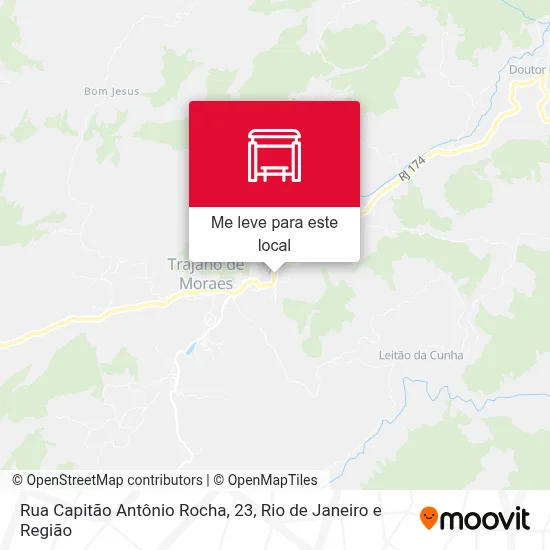 Rua Capitão Antônio Rocha, 23 mapa