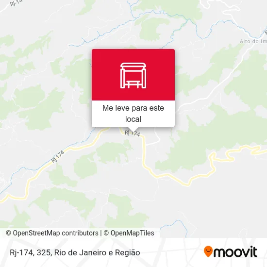 Rj-174, 325 mapa