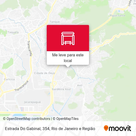 Estrada Do Gabinal, 354 mapa