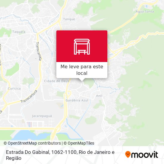 Estrada Do Gabinal, 1062-1100 mapa