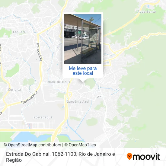 Estrada Do Gabinal, 1062-1100 mapa