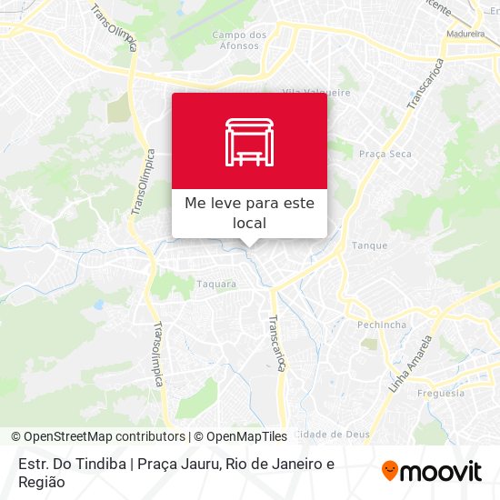 Estr. Do Tindiba | Praça Jauru mapa