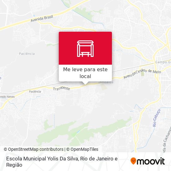 Escola Municipal Yolis Da Silva mapa