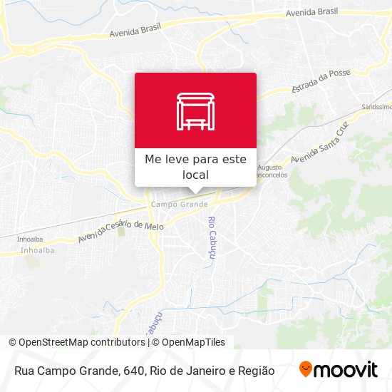 Rua Campo Grande, 640 mapa