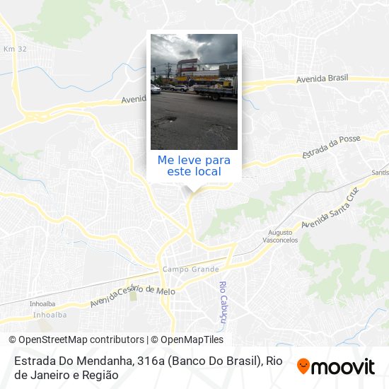 Estrada Do Mendanha, 316a (Banco Do Brasil) mapa