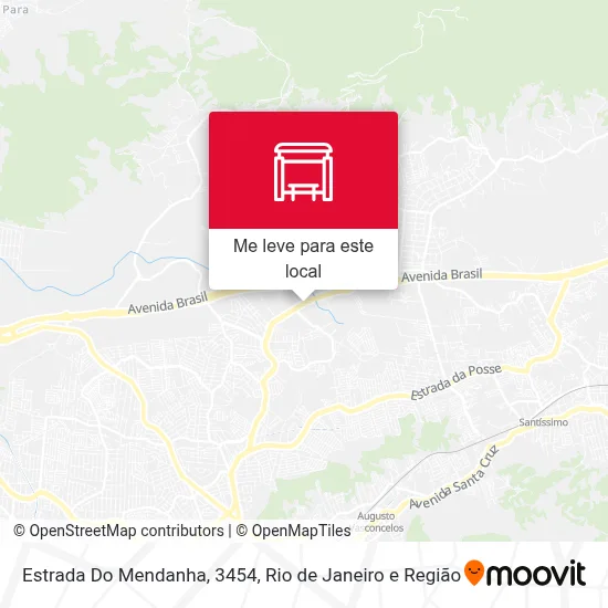 Estrada Do Mendanha, 3454 mapa
