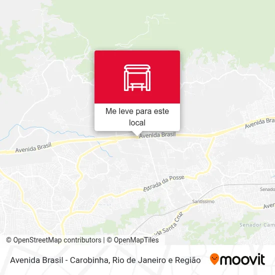 Avenida Brasil - Carobinha mapa