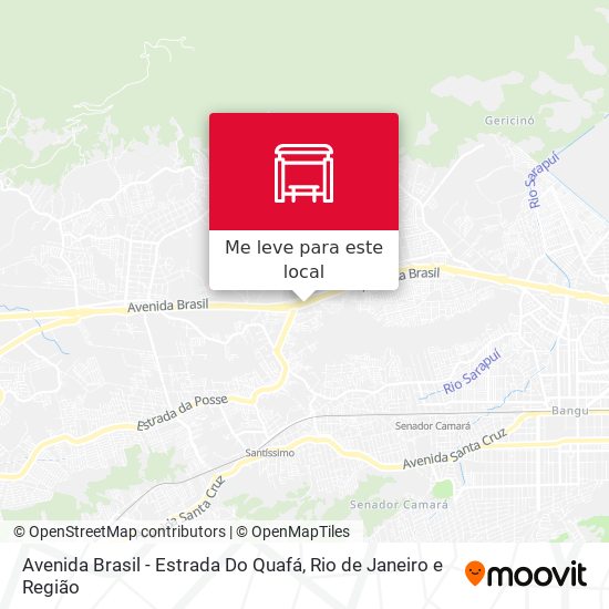 Avenida Brasil - Estrada Do Quafá mapa