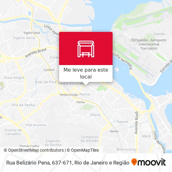 Rua Belizário Pena, 637-671 mapa