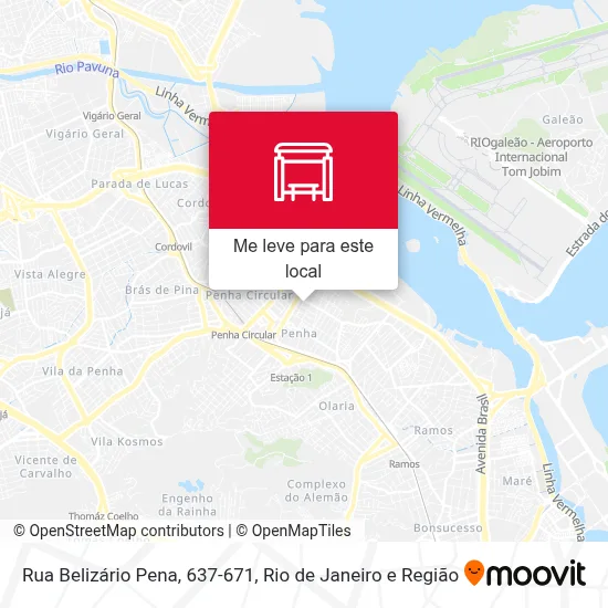 Rua Belizário Pena, 637-671 mapa