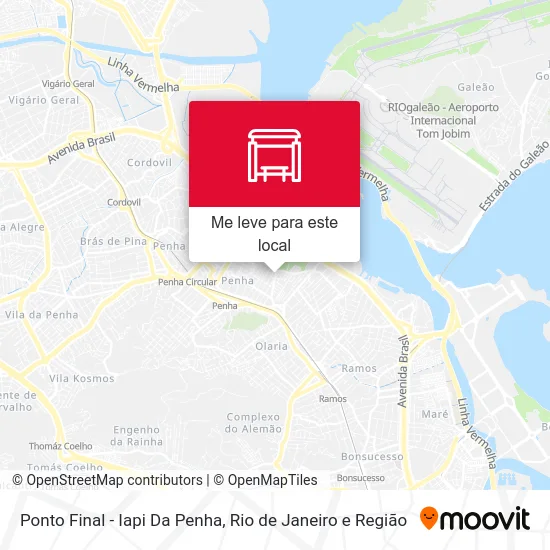 Ponto Final - Iapi Da Penha mapa