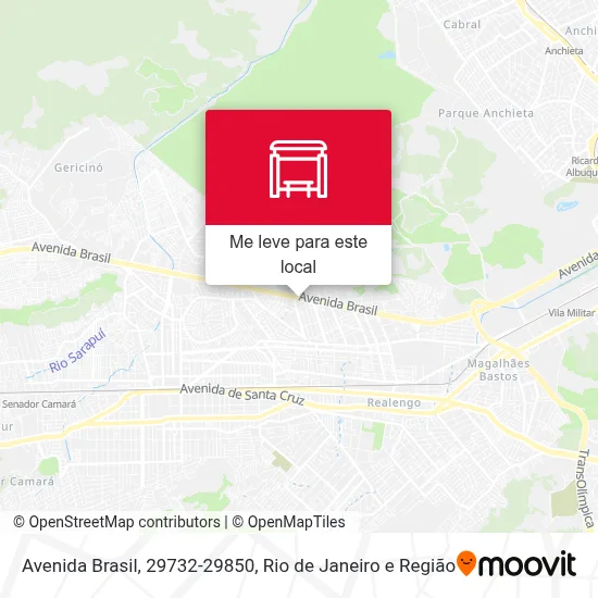 Avenida Brasil, 29732-29850 mapa