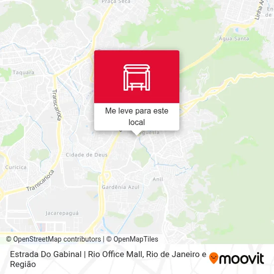 Estrada Do Gabinal | Rio Office Mall mapa