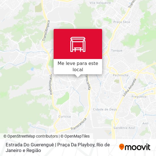 Estrada Do Guerenguê | Praça Da Playboy mapa