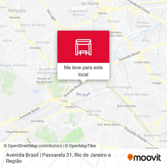 Avenida Brasil | Passarela 31 mapa