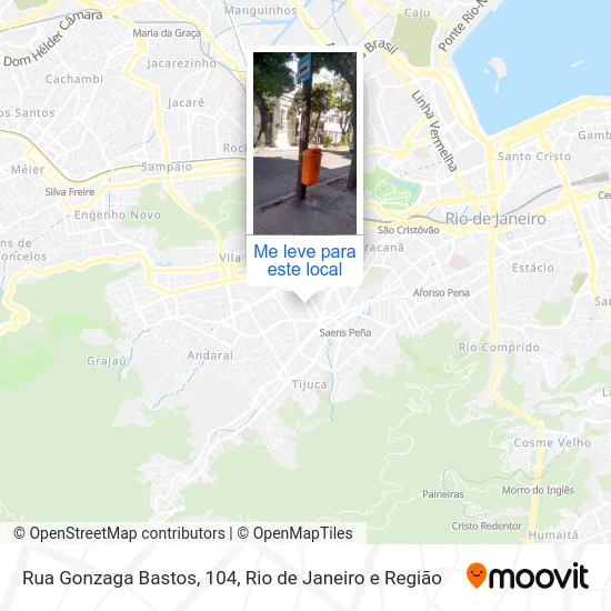 Rua Gonzaga Bastos, 104 mapa