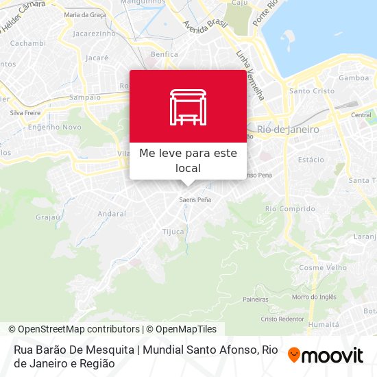 Rua Barão De Mesquita | Mundial Santo Afonso mapa