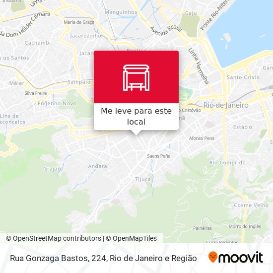Rua Gonzaga Bastos, 224 mapa